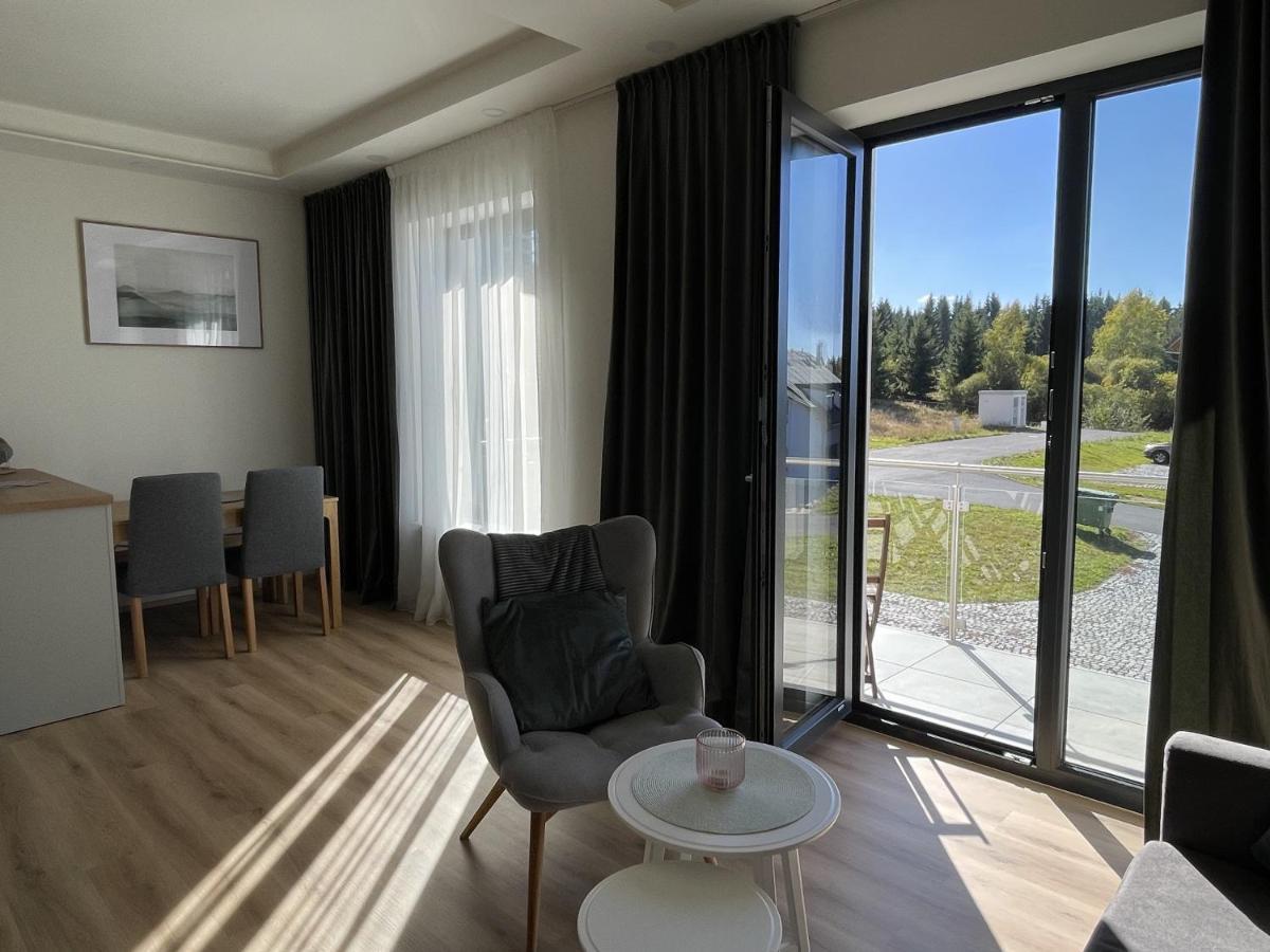 Apartman Plesivec U Sjezdovky Abertamy Dış mekan fotoğraf