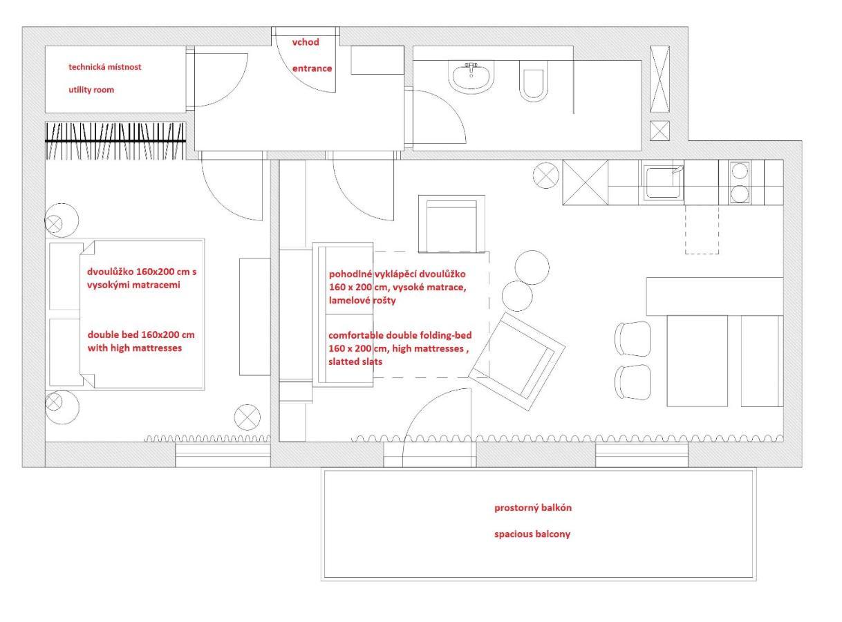 Apartman Plesivec U Sjezdovky Abertamy Dış mekan fotoğraf
